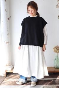 HEAVENLY(إ֥꡼) Cotton Wool Mix Vest<img class='new_mark_img2' src='https://img.shop-pro.jp/img/new/icons8.gif' style='border:none;display:inline;margin:0px;padding:0px;width:auto;' />
