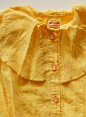 【感謝価格】 60%OFF/デニム＆ダンガリー：BIG COLLAR ローン チェック シャツ+ブラウス(長袖+七分)