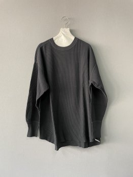 <img class='new_mark_img1' src='https://img.shop-pro.jp/img/new/icons14.gif' style='border:none;display:inline;margin:0px;padding:0px;width:auto;' />WAFFLE  RIB  COTTON  JERSEY                           loose fit  undershirt  ink  1号