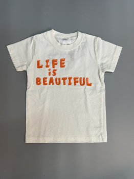 <img class='new_mark_img1' src='https://img.shop-pro.jp/img/new/icons13.gif' style='border:none;display:inline;margin:0px;padding:0px;width:auto;' />LAPEN BEATEFUL Tシャツ  KIDS  white  XS.S.Mあります