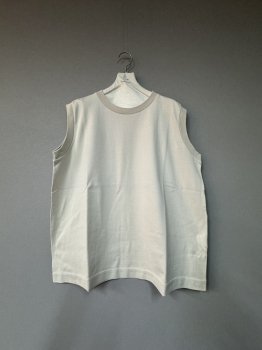<img class='new_mark_img1' src='https://img.shop-pro.jp/img/new/icons13.gif' style='border:none;display:inline;margin:0px;padding:0px;width:auto;' />toujour  fine cotton light jersey  sleeveless  T-shirt  sand