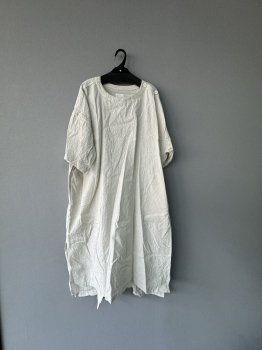 <img class='new_mark_img1' src='https://img.shop-pro.jp/img/new/icons13.gif' style='border:none;display:inline;margin:0px;padding:0px;width:auto;' />toujours washed  recycle  linen.cotton cloth   shoulder button sack dress    natural  1