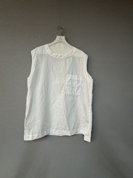 <img class='new_mark_img1' src='https://img.shop-pro.jp/img/new/icons51.gif' style='border:none;display:inline;margin:0px;padding:0px;width:auto;' />toujours   wrinkle cotton papercloth   pocket big tank  shirt  1