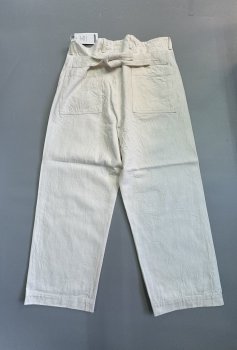 <img class='new_mark_img1' src='https://img.shop-pro.jp/img/new/icons14.gif' style='border:none;display:inline;margin:0px;padding:0px;width:auto;' />toujours  11oz selvage white denim        cloth   back strings  waist overalls 1