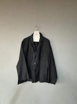 <img class='new_mark_img1' src='https://img.shop-pro.jp/img/new/icons14.gif' style='border:none;display:inline;margin:0px;padding:0px;width:auto;' />toujours fine cotton.silk  faille cloth atelier jaket black navy1