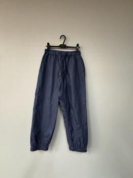 <img class='new_mark_img1' src='https://img.shop-pro.jp/img/new/icons14.gif' style='border:none;display:inline;margin:0px;padding:0px;width:auto;' />toujours hard washed coating organic cotton cloth  cuff ed  training pants navy1