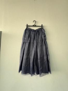 <img class='new_mark_img1' src='https://img.shop-pro.jp/img/new/icons51.gif' style='border:none;display:inline;margin:0px;padding:0px;width:auto;' />toujourspure silk organza cloth  maxi  tutu   navy2