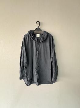 <img class='new_mark_img1' src='https://img.shop-pro.jp/img/new/icons51.gif' style='border:none;display:inline;margin:0px;padding:0px;width:auto;' /> toujours  fine yarn cotton cloth  ruffle callar baggy shirt  navy  2