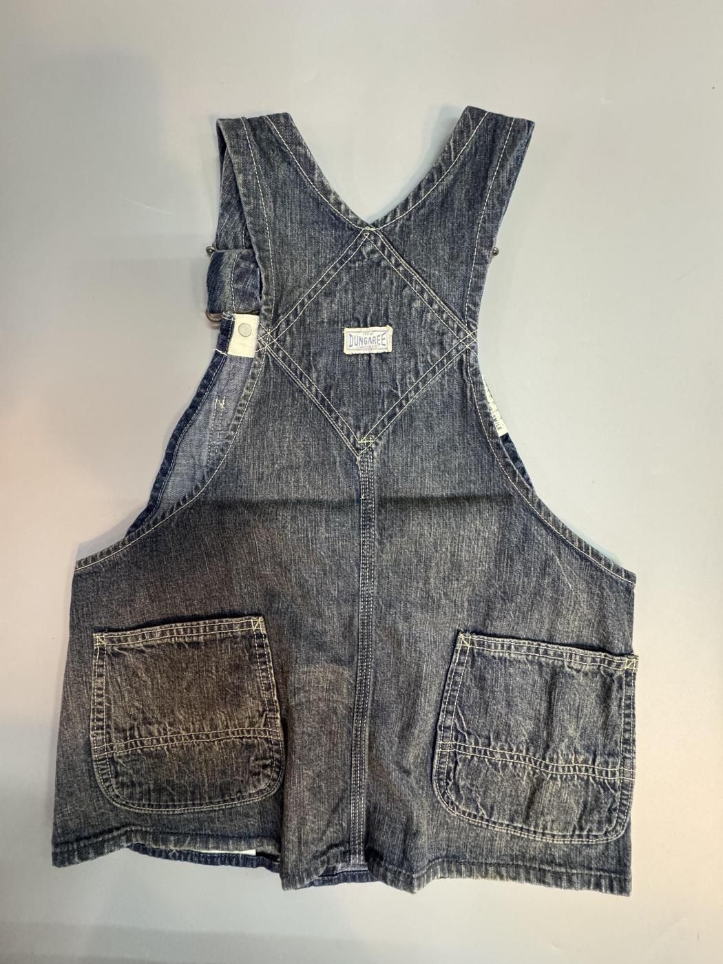 デニムダンガリー エプロン 2025AW デニムダンガリー 8oz デニム エプロン デニム ネイビー S.M.L