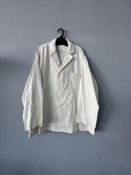 <img class='new_mark_img1' src='https://img.shop-pro.jp/img/new/icons15.gif' style='border:none;display:inline;margin:0px;padding:0px;width:auto;' />2025AW toujours brused superior raw  cotton  cloth atelier jaket  natural  1