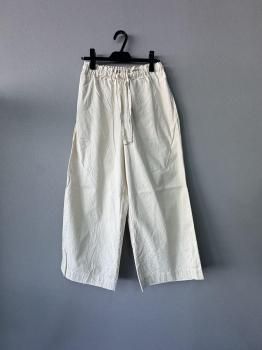<img class='new_mark_img1' src='https://img.shop-pro.jp/img/new/icons51.gif' style='border:none;display:inline;margin:0px;padding:0px;width:auto;' />2025AW toujours brused superior raw cotton cloth  pajama pants   natural  2