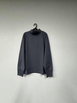 <img class='new_mark_img1' src='https://img.shop-pro.jp/img/new/icons15.gif' style='border:none;display:inline;margin:0px;padding:0px;width:auto;' />2025AW toujours organic fine cotton jersey   high neck big pullover   navy