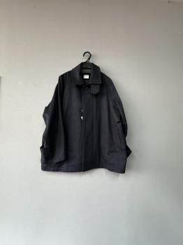 <img class='new_mark_img1' src='https://img.shop-pro.jp/img/new/icons51.gif' style='border:none;display:inline;margin:0px;padding:0px;width:auto;' />2025AW toujours beaver finished pure cashmere  stadium jaket  navy2