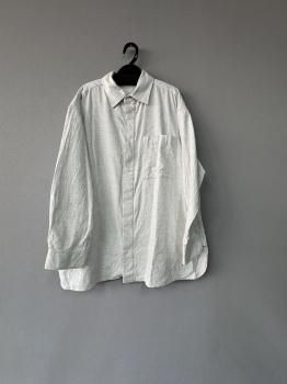 <img class='new_mark_img1' src='https://img.shop-pro.jp/img/new/icons51.gif' style='border:none;display:inline;margin:0px;padding:0px;width:auto;' />2025AW toujours tecno cashmere heather cotton twill cloth baggy shirt cloud  1