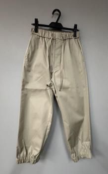 <img class='new_mark_img1' src='https://img.shop-pro.jp/img/new/icons15.gif' style='border:none;display:inline;margin:0px;padding:0px;width:auto;' />2025AW toujours cotton solotex polyester chambray twill cloth cuff ed training pants khaki1