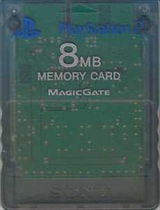 国内版PS2]メモリーカード 8MB アイランドブルー[箱、取説なし](中古
