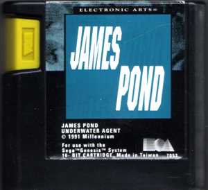 北米版GEN]James Pond: Underwater Agent[ROMのみ](中古) - huck-fin