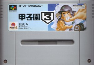 国内版SFC]甲子園3[カセットのみ](中古)＊電池交換済み - huck-fin