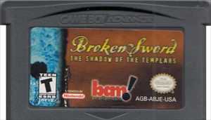 北米版GBA]Broken Sword: Shadow of the Templars[ROMのみ](中古 