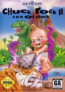 Chuck Rock II（チャックロックⅡ）【美品・Genesis北米版】ゲーム正規品