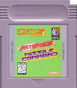 北米版GB]Arcade Classic 1: Asteroids/Missile Command[ROMのみ](中古
