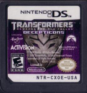 [北米版NDS]Transformers: Revenge of The Fallen Decepticons[ROMのみ](中古) -  huck-fin