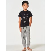 <img class='new_mark_img1' src='https://img.shop-pro.jp/img/new/icons41.gif' style='border:none;display:inline;margin:0px;padding:0px;width:auto;' /> 30%OFF/Bolt Pants /ボルト落書き風プリント・パンツ(サイズ3, 4, 5, 6,のみ）
