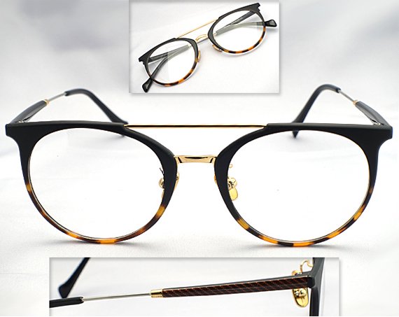 メガネ通販】DY-Collection Black×Gold ダブルブリッジ エアロフレーム 超弾力性新素材 ボストン型 眼鏡 《今だけ送料無料》 -  【激安メガネ 通販】 MEGANE WORLD (メガネワールド) 《デザイン眼鏡の激安、格安めがね店》