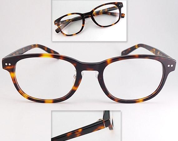 度ありメガネ 黒/黄色 スリムフレーム メガネ ちょい悪 十字架 ハーフリム 度付き 眼鏡 ダテ めがね