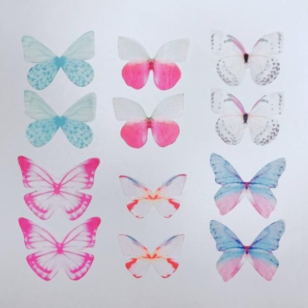 3Dバタフライ6種12枚セット - JFA日本フェイスペイント協会公式