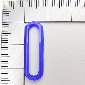 25x8 ブルーxホワイト ホール無し リング Oc アクセサリーパーツの Velvet Blue 25x8 ブルーxホワイト ホール無し リング Oc アクセサリーパーツの Velvet Blue