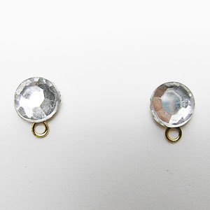 6.5mm・クリスタル（ピアス・1ループ） - アクセサリーパーツの「VELVET BLUE」