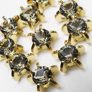 ヴィンテージスワロフスキー - アクセサリーパーツの「VELVET BLUE」