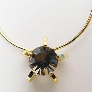 ヴィンテージスワロフスキー - アクセサリーパーツの「VELVET BLUE」