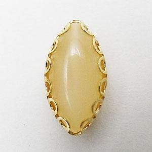10x5・ベージュ(ムーンストーン・sh・k) - アクセサリーパーツ 10x5・ベージュ(ムーンストーン・sh・k) - アクセサリーパーツ