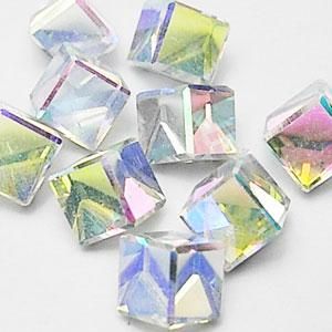 ビンテージスワロフスキー＊クリスタル AB トライアングル ビンテージスワロフスキー＊クリスタル AB トライアングル