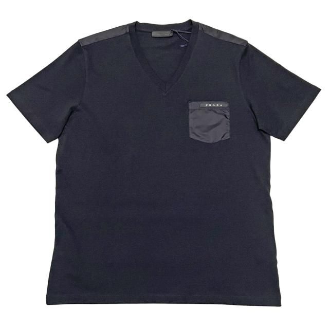 プラダ PRADA Tシャツ メンズ Lサイズ ブラック - beaconparenting.ie