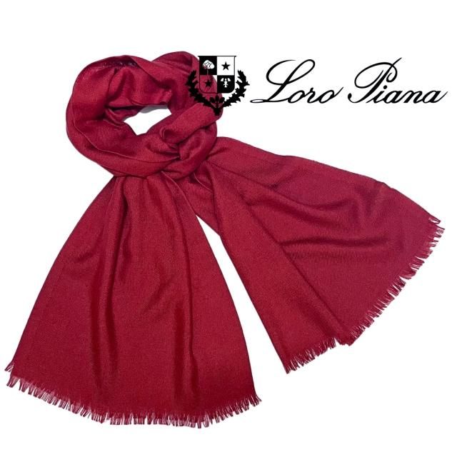 100%カシミヤのマフラーですLoro Piana ロロピアーナ カシミヤ ...