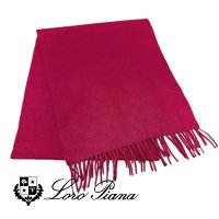 ロロピアーナ カシミア100％ フリンジマフラー ワインレッド Loro Piana | 最高級のカシミアでつくった贅沢なマフラー -  インポートセレクトショップ『It Girl's collection』　 プラダ・ミュウミュウなどハイブランド品やインポートファッションアイテムの格安通販サイト