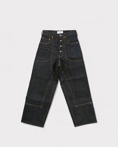 <img class='new_mark_img1' src='https://img.shop-pro.jp/img/new/icons8.gif' style='border:none;display:inline;margin:0px;padding:0px;width:auto;' />SUGARHILLCLASSIC DOUBLE KNEE DENIM PANTS(RIGID INDIGO)