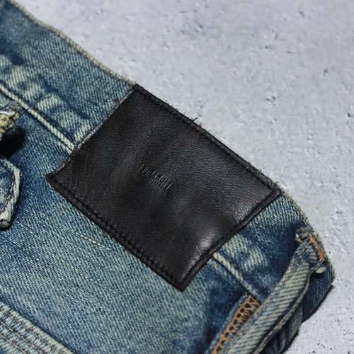 SUGARHILL】FADED DOUBLE KNEE DENIM PANTS | - RARE OF THE LOOP