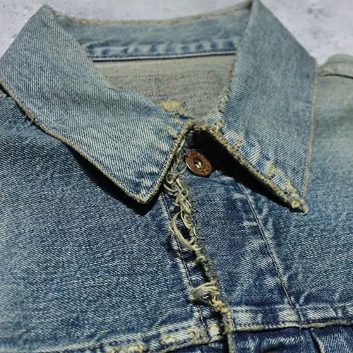 【SUGARHILL】FADED 2ND DENIM JACKET PRODUCTED BY UNUSED | ダメージ加工 | デニム生地 |  日本製 - Original＆Select shop RARE OF THE LOOP