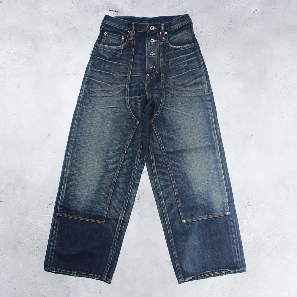 【SUGARHILL】MUSTY FADED DOUBLE KNEE DENIM PANTS