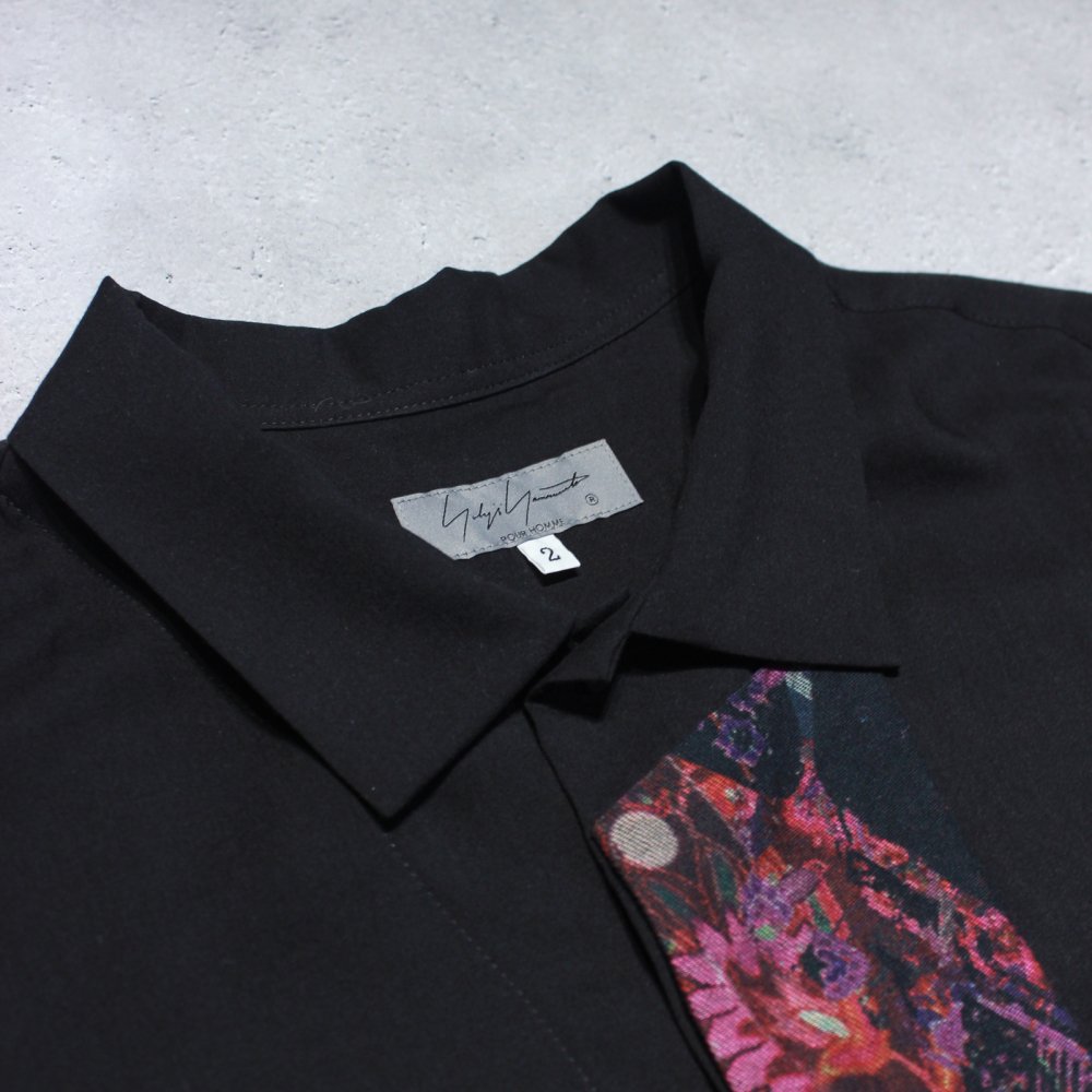 Yohji Yamamoto POUR HOMME】CELLULOSE LAWN J-TIGHT SLEEVE FRONT