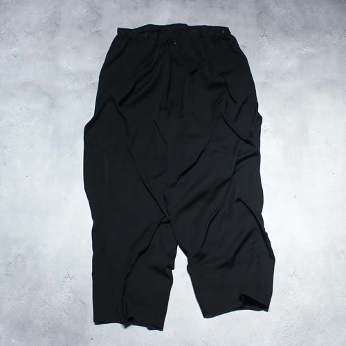 Yohji Yamamoto POUR HOMME】GABARDINE U-RANDOM TUCK P | - RARE OF 