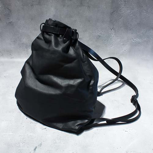 Yohji Yamamoto POUR HOMME】SUPPLE LEATHER BACK PACK | - RARE OF