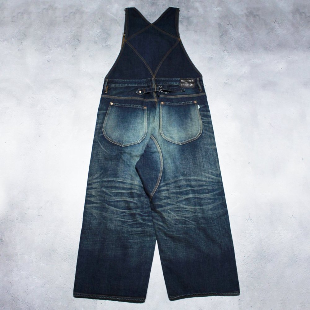 SUGARHILL】MULTI FADE DENIM OVERALL(FADED INDIGO) | - RARE OF THE LOOP