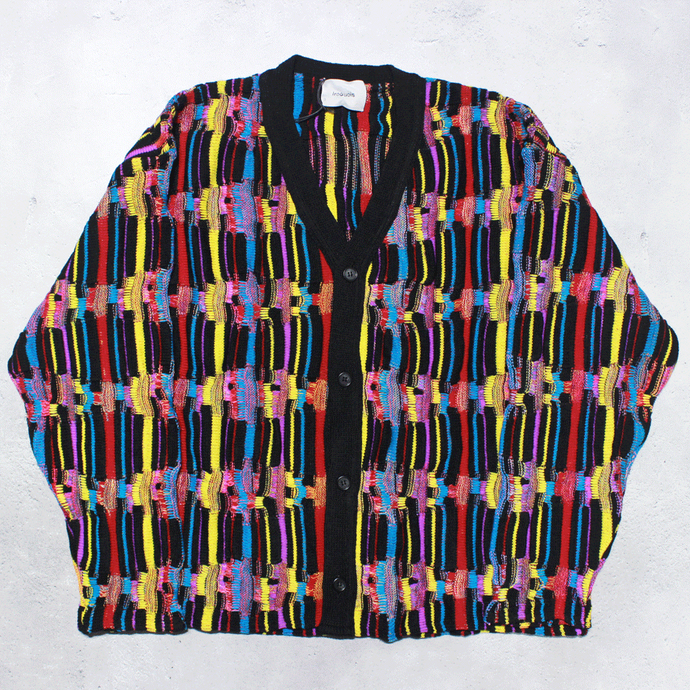 Iroquois7GG PULL UP CRAZY KNIT CD(BLK)