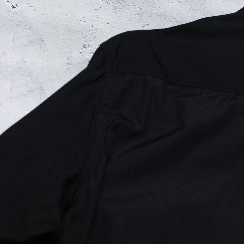 Yohji Yamamoto POUR HOMME】定番BIG環縫いブロードシャツ(Black