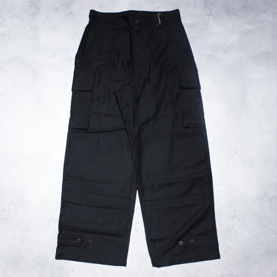 Varde77FRENCH ARMY M-47 TROUSERS(BLACK)